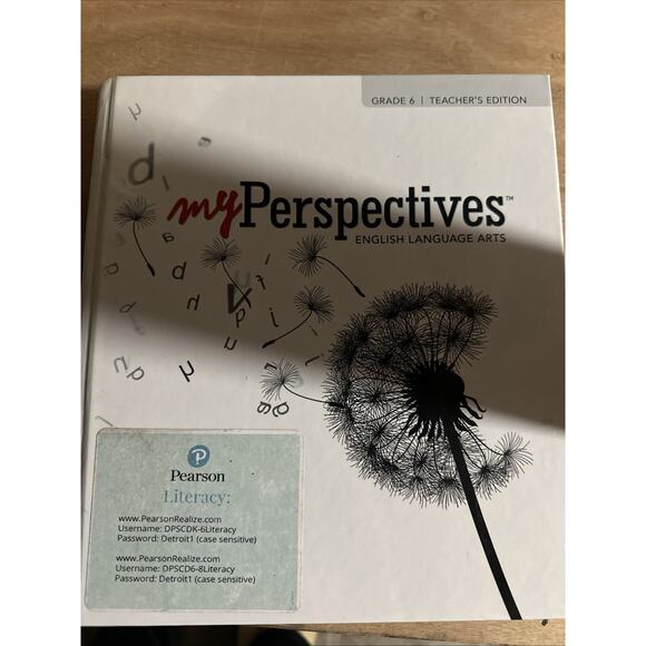 My Perspectives English Language Arts 2017 Teacher Edition Hardcover Grade 06 - Picture 1 of 3
